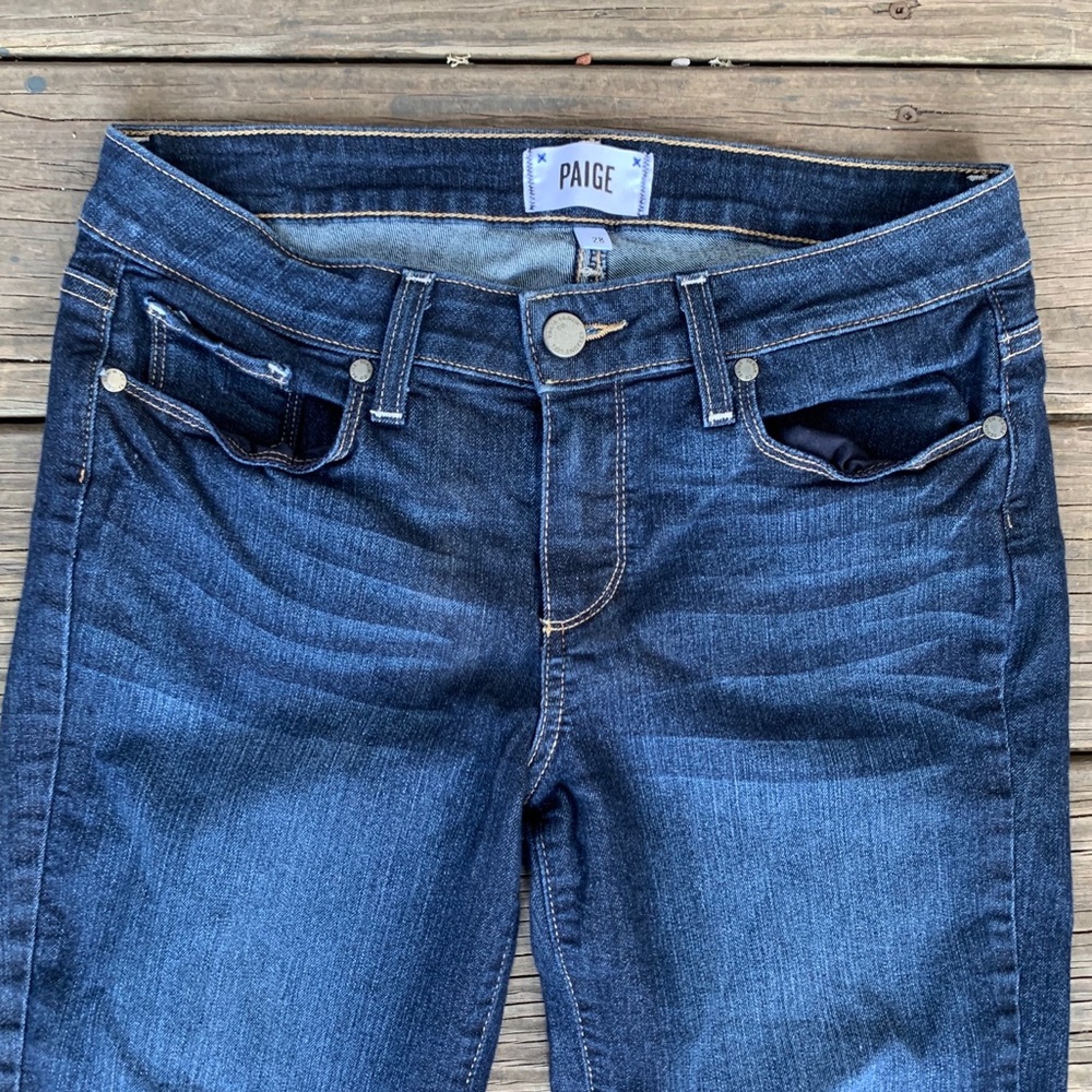 PAIGE Jeans Kylie Crop size 28! Comfortable + HIP!
